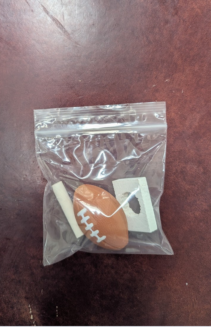 Cleveland Browns hand made FOOTBALL SCHEDULE
