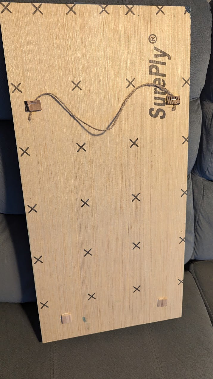 Bills hand made FOOTBALL SCHEDULE.