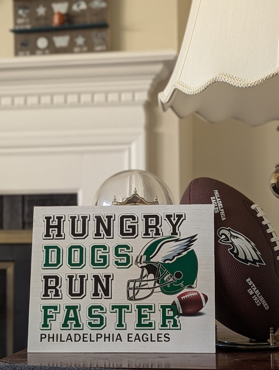 Eagles wooden wall sign