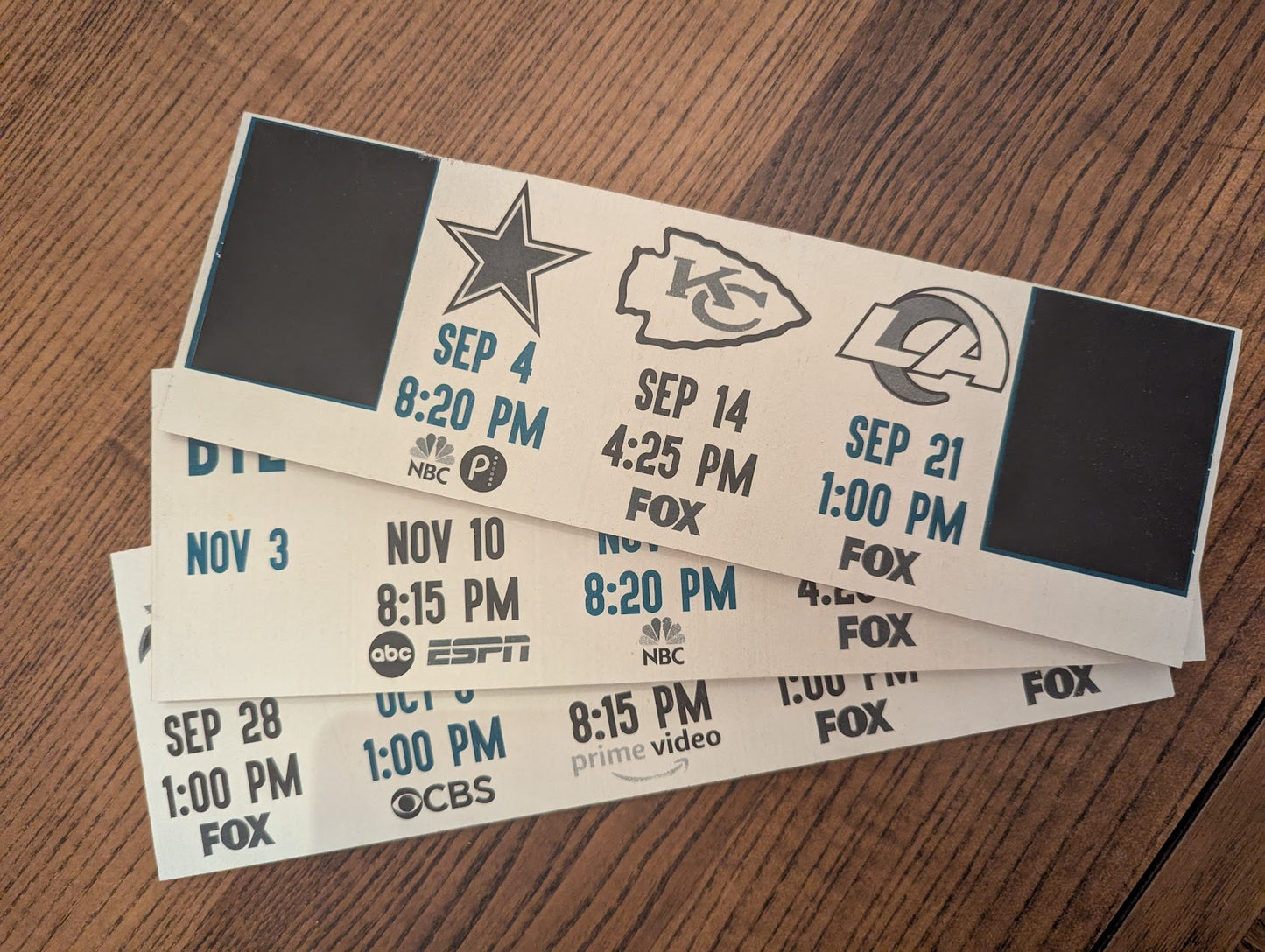 Miami Dolphins 2025 Update kit for the football schedule.