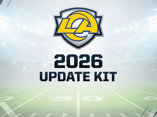 Los Angeles Rams 2026 Update kit for the football schedule.