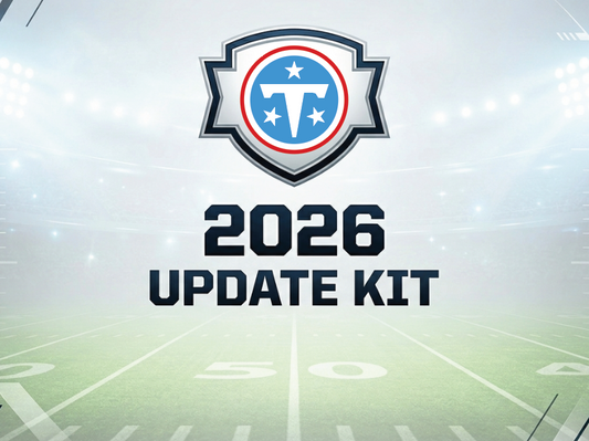 Tennessee Titans 2026 Update kit for the football schedule.