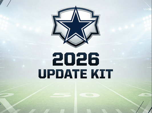 Dallas Cowboys 2026 Update kit for the football schedule.