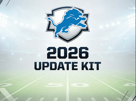 Detroit Lions 2026 Update kit for the football schedule.