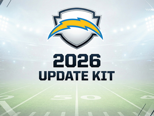 Los Angeles Chargers 2026 Update kit for the football schedule.