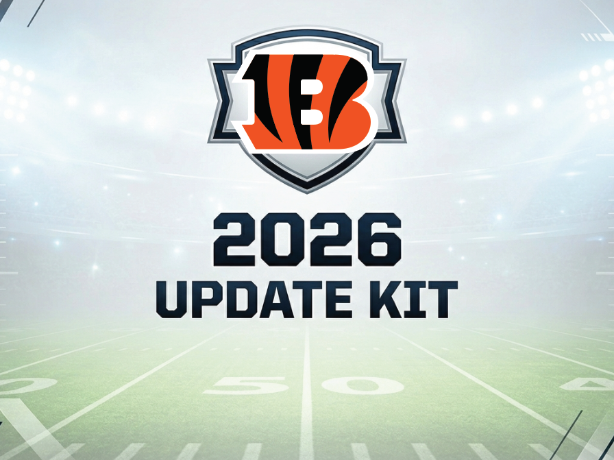 Cincinnati Bengals 2026 Update kit for the football schedule.