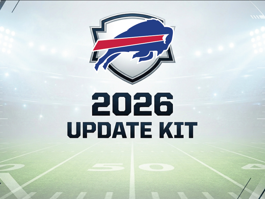 Buffalo Bills 2026 Update kit for the football schedule.