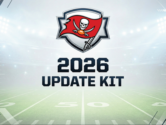 Tampa Bay Buccaneers 2026 Update kit for the football schedule.