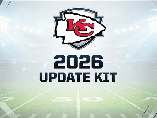 Kansas City Chiefs 2026 Update kit for the football schedule.