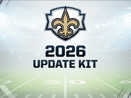 New Orleans Saints 2026 Update kit for the football schedule.