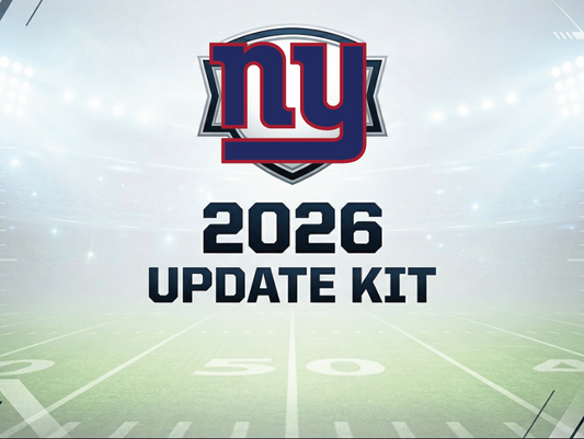 New York Giants 2026 Update kit for the football schedule.