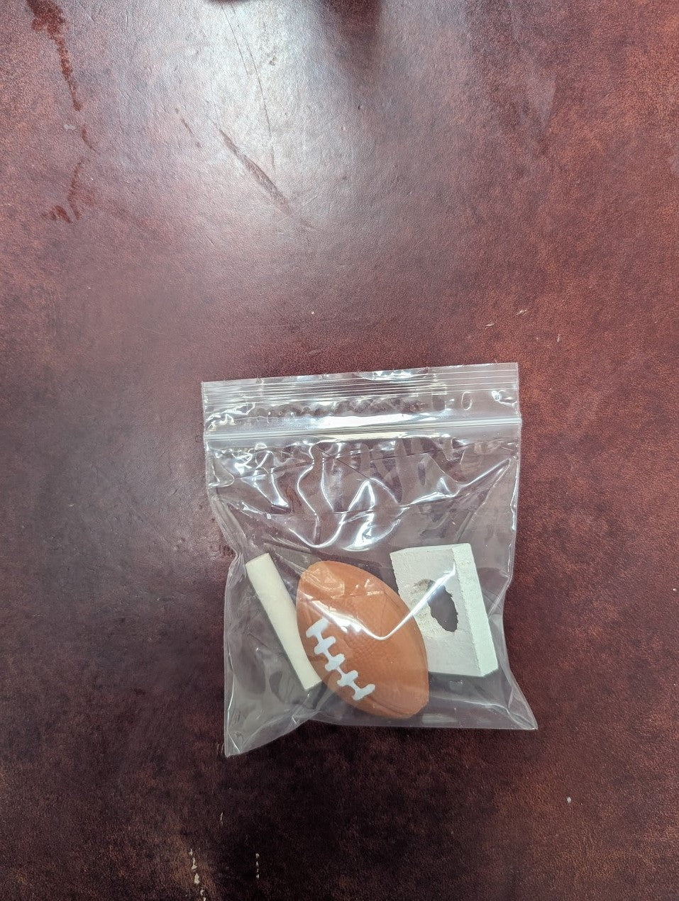 Chicago Bears hand made FOOTBALL SCHEDULE